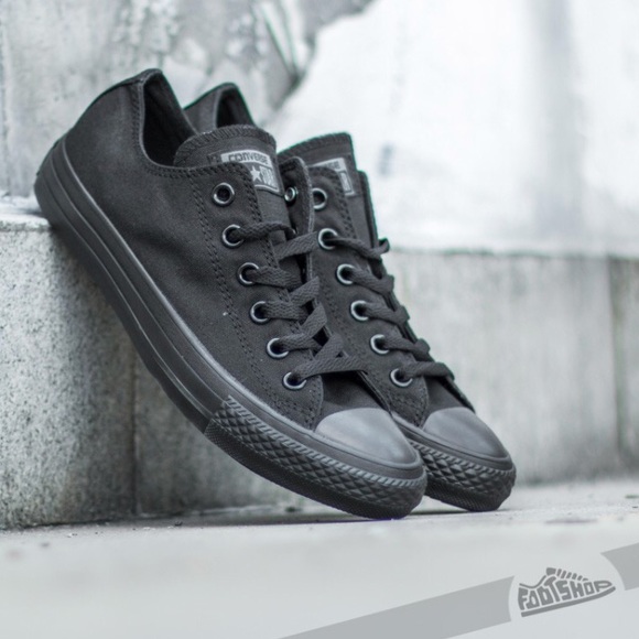 Converse Shoes - Converse All Stars Unisex All Black Low-Tops